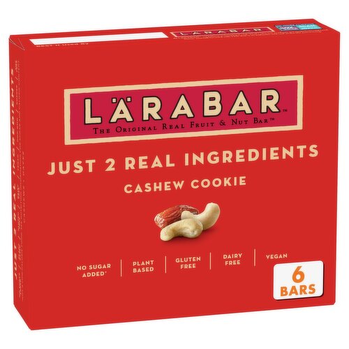 Lärabar Cashew Cookie Bars, 1.7 oz, 6 count