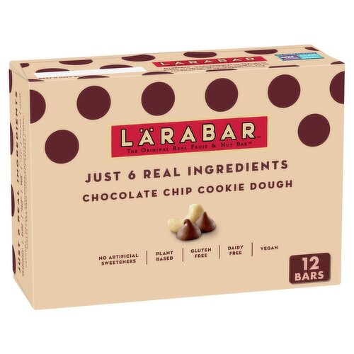 Lärabar Chocolate Chip Cookie Dough Bars, 1.6 oz, 12 count