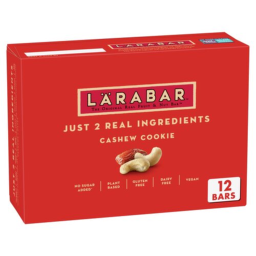 Lärabar Cashew Cookie Bars, 1.7 oz, 12 count