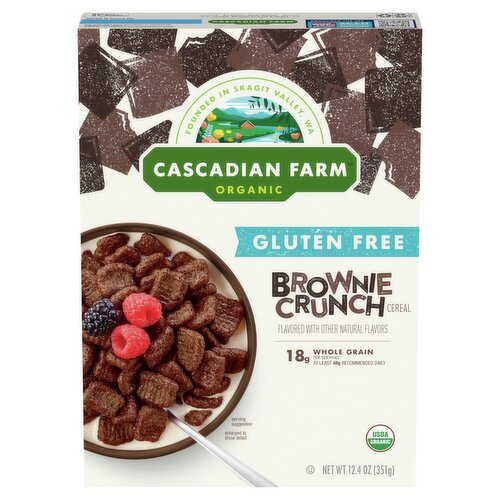 Cascadian Farm Organic Brownie Crunch Cereal, 12.4 oz