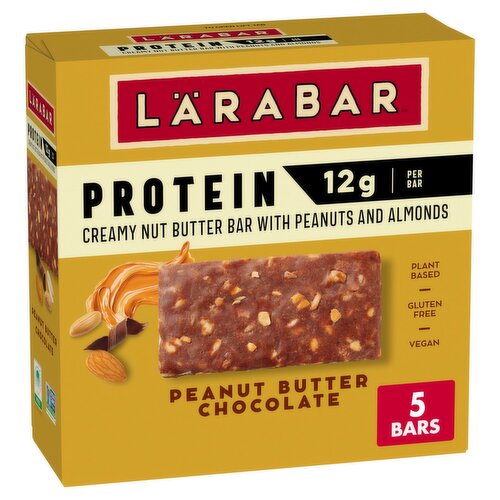 Lärabar Protein Peanut Butter Chocolate Bar, 1.59 oz, 5 count