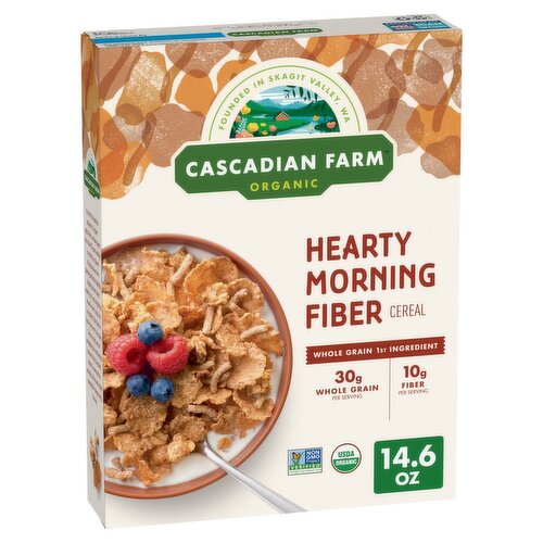 Cascadian Farm Organic Hearty Morning Fiber Cereal, 14.6 oz