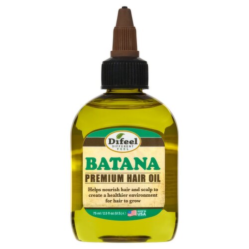 Difeel Batana Premium Hair Oil, 2.5 fl oz