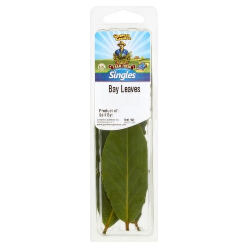 Goodness Gardens Farm Fresh Singles Bay Leaves, 0.25 oz