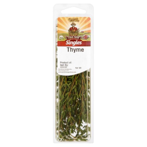 Goodness Gardens Farm Fresh Singles Thyme, 0.25 oz