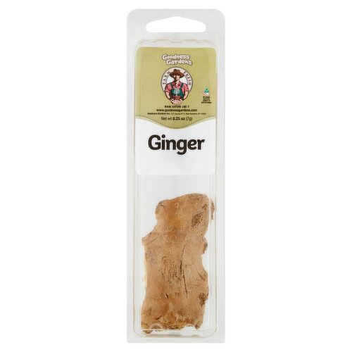 Goodness Gardens Farm Fresh Ginger, 0.25 oz