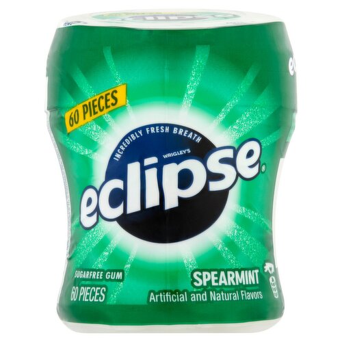 Wrigley's Eclipse Spearmint Sugarfree Gum, 60 count