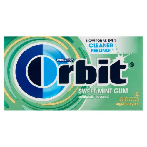 Wrigley's Orbit Sweet Mint Sugarfree Gum, 14 count
