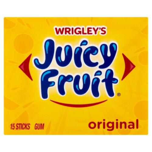 Wrigley's Juicy Fruit Original Gum, 15 count