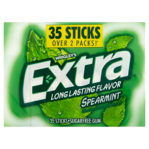 Wrigley's Extra Spearmint Sugarfree Gum, 35 count