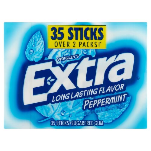 Wrigley's Extra Peppermint Sugarfree Gum, 35 count
