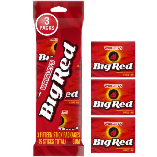 WRIGLEY'S BIG RED Cinnamon Chewing Gum Bulk