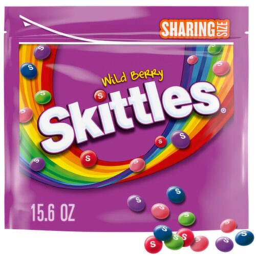 Skittles Wild Berry Bite Size Candies Sharing Size, 15.60 oz
