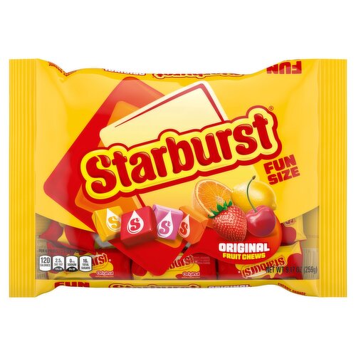 Starburst Original Fruit Chews Fun Size, 9.17 oz