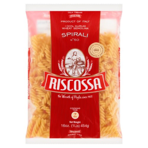 Riscossa Spirali N°50 Pasta, 16 oz