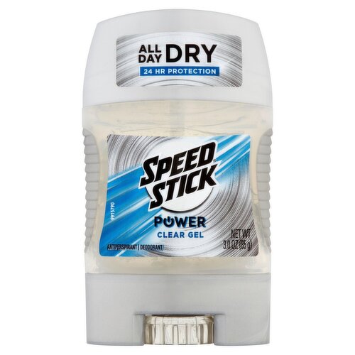 Speed Stick Power Clear Gel Antiperspirant/Deodorant, 3.0 oz