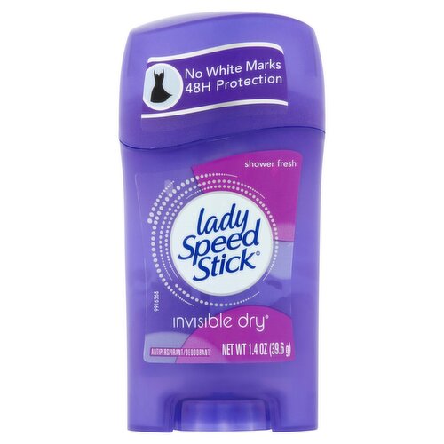 Lady Speed Stick Invisible Dry Shower Fresh Antiperspirant/Deodorant, 1.4 oz