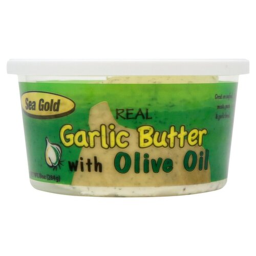 Sea Gold Real Garlic Butter with Olive Oil, 10 oz