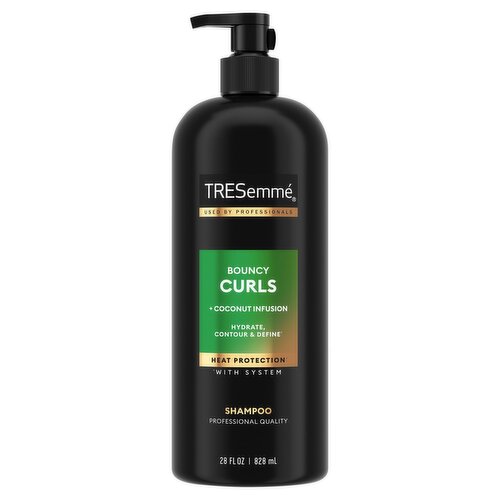 TRESemmé Flawless Curls Intense Moisture Lock Hydration Intense + Coconut Essence Shampoo, 28 oz