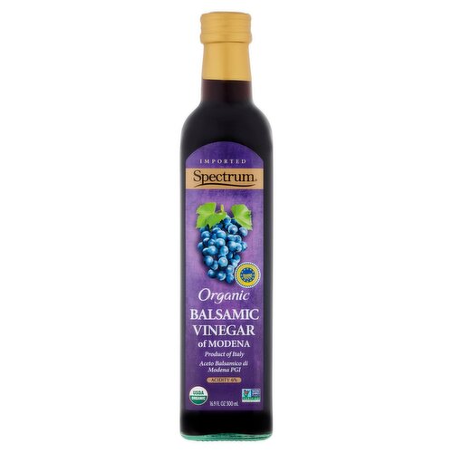 Spectrum Imported Organic Balsamic Vinegar of Modena, 16.9 fl oz