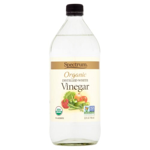 Spectrum Organic Distilled White Vinegar, 32 fl oz