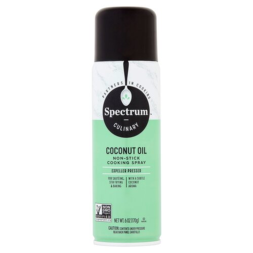 Spectrum Culinary Expeller Pressed Coconut Oil Non-Stick Cooking Spray, 6 oz