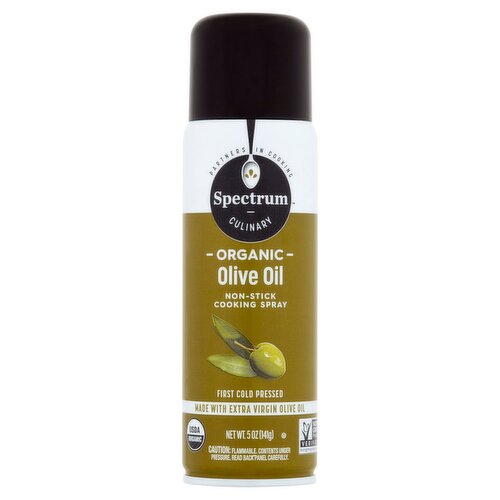 Spectrum Culinary Organic Olive Oil Non-Stick Cooking Spray, 5 oz