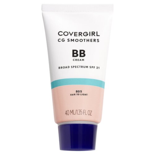 Covergirl CG Smoothers 805 Fair to Light Broad Spectrum BB Cream, SPF 21, 1.35 fl oz