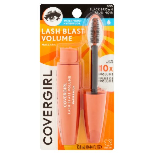 Covergirl Lash Blast Volume 835 Black Brown Waterproof Mascara, 0.44 fl oz