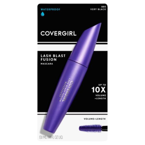 Covergirl Lash Blast Fusion 885 Very Black Waterproof Mascara, .44 fl oz