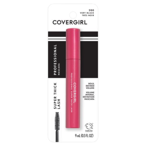 Covergirl Professional 200 Very Black Super Thick Lash Mascara, 0.3 fl oz