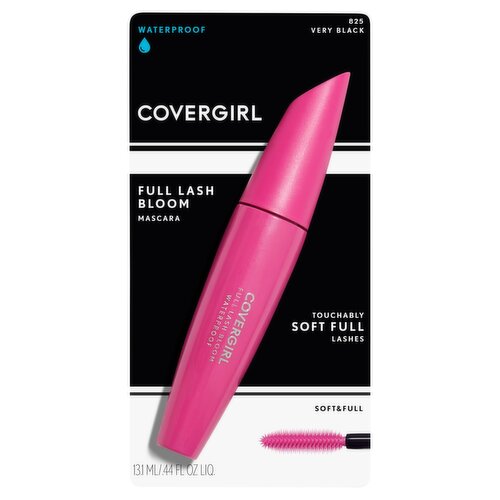 Covergirl 825 Very Black Full Lash Bloom Waterproof Mascara, .44 fl oz liq