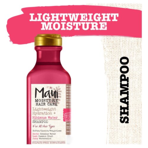 Maui Lightweight Hydration + Hibiscus Water Shampoo, 13 fl oz