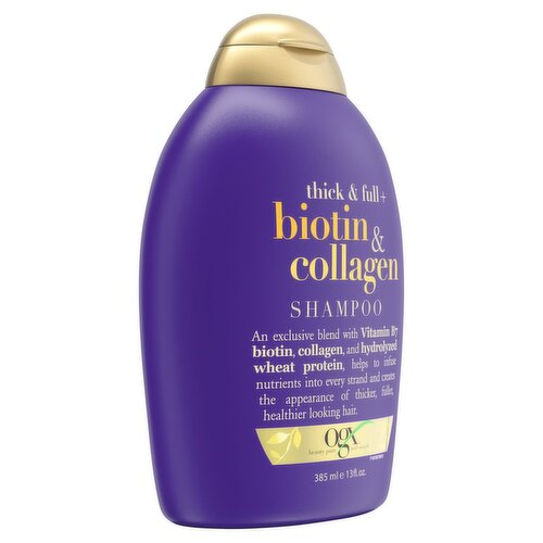 Ogx Thick & Full + Biotin & Collagen Shampoo, 13 fl oz