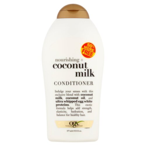 Ogx Nourishing + Coconut Milk Conditioner, 19.5 fl oz