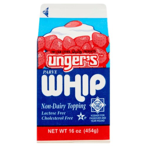 Unger's Non-Dairy Topping Whip, 16 oz