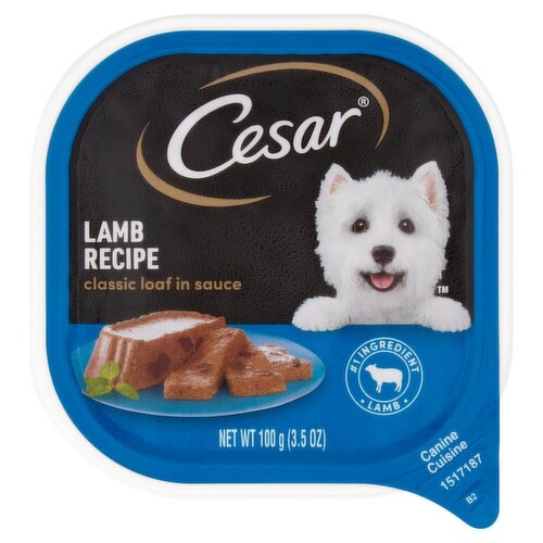 Cesar Lamb Recipe Classic Loaf in Sauce Canine Cuisine, 3.5 oz