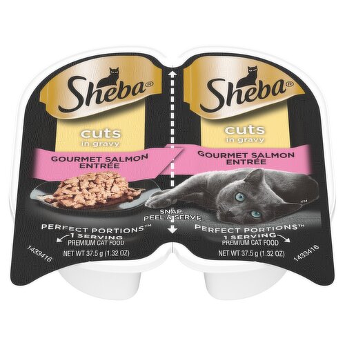 Sheba Perfect Portion Gourmet Salmon Entrée Premium Cat Food, 1.32 oz