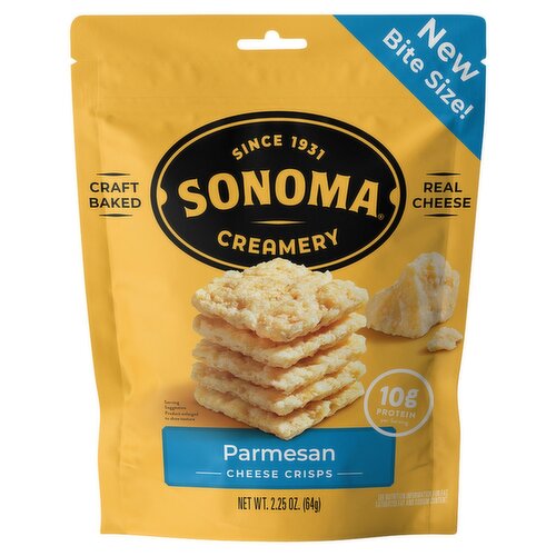 Sonoma Creamery Parmesan Cheese Crisps, 2.25 oz