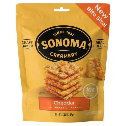 Sonoma Creamery Cheddar Cheese Crisps, 2.25 oz