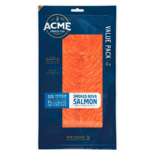 Acme Smoked Fish Smoked Nova Salmon Value Pack, 12 oz