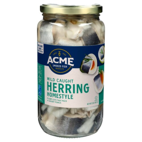 Acme Smoked Fish Homestyle Herring, 32 oz
