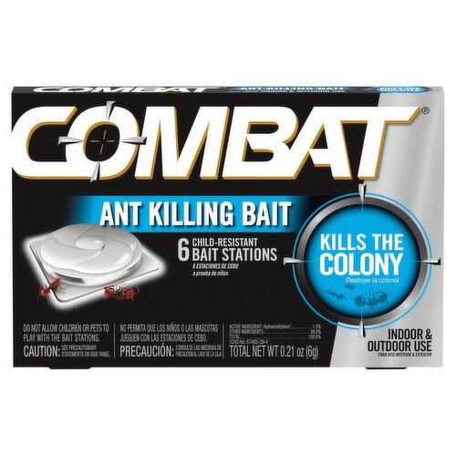 Combat Ant Killing Bait, 6 count, 0.21 oz