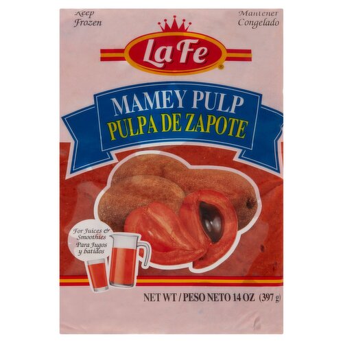 La Fe Mamey Pulp, 14 oz