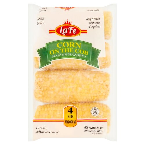 La Fe Corn on the Cob, 4 count