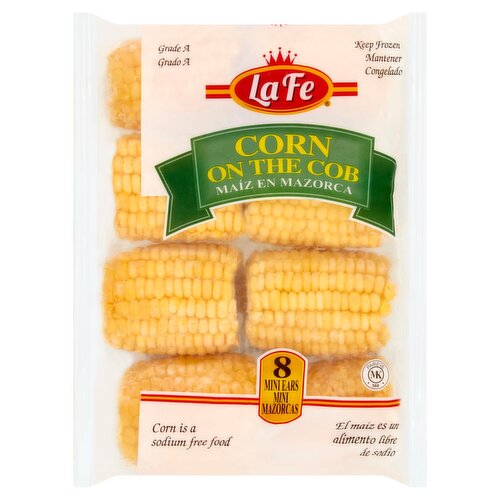 La Fe Mini Corn on the Cob, 8 count