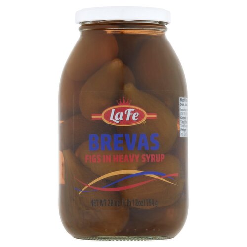La Fe Brevas Figs in Heavy Syrup, 28 oz
