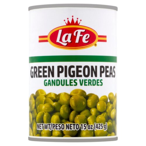 La Fe Green Pigeon Peas, 15 oz