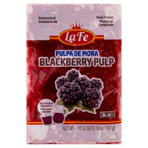 La Fe Blackberry Pulp, 14 oz