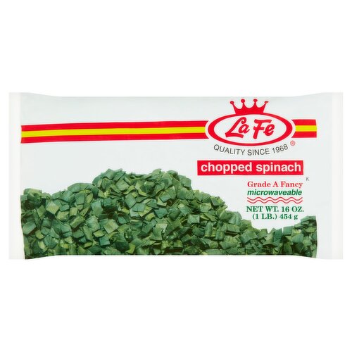 La Fe Chopped Spinach, 16 oz